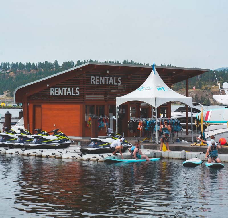 Enjoy a peaceful connection with nature by taking it slow in a kayak or stand-up paddleboard (SUP) rental.